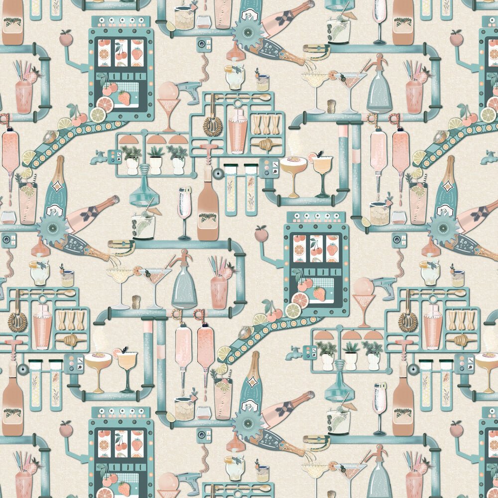 Liquid Lab Wallpaper - Summer Breeze - Brand McKenzie - BMGI006/05B - Premier Wallcovering