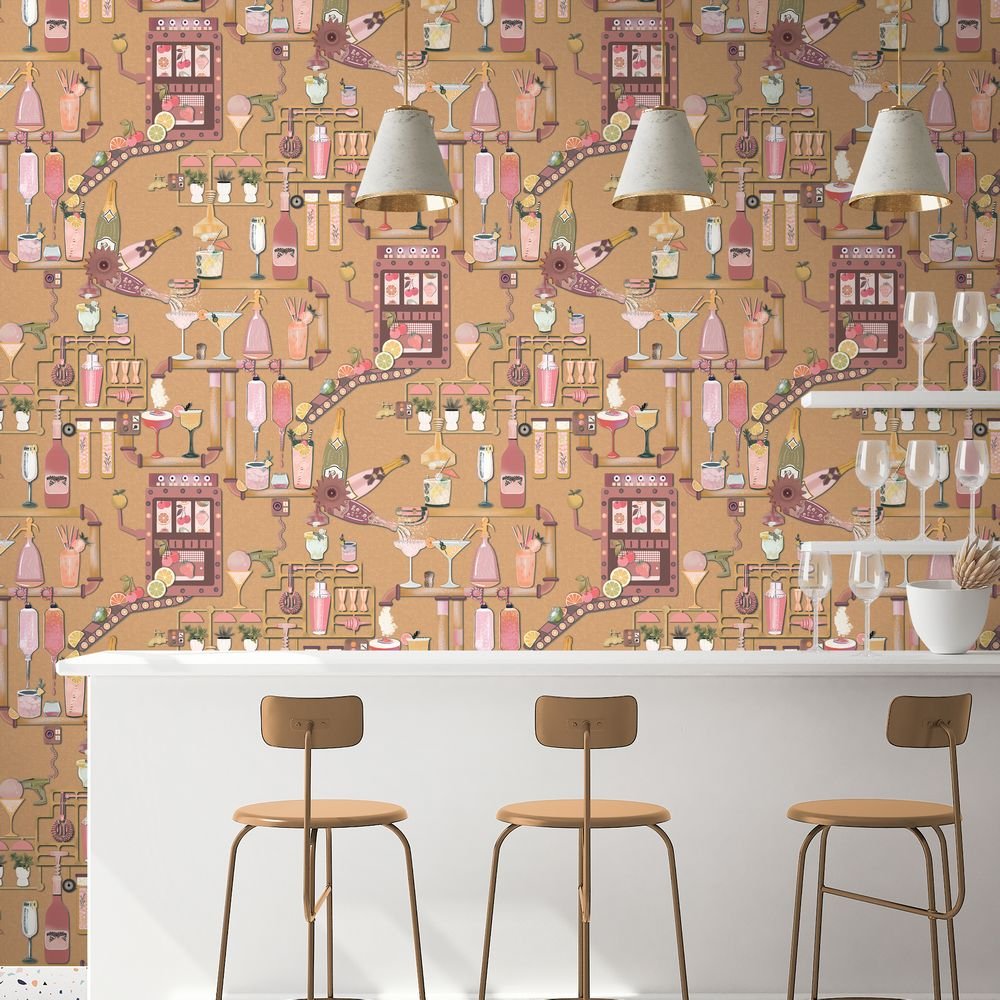 Liquid Lab Wallpaper - Sunrise - Brand McKenzie - BMGI006/05C - Premier Wallcovering