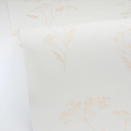 Little Graminea Wallpaper - blanc - Caselio - 106680234 - Premier Wallcovering