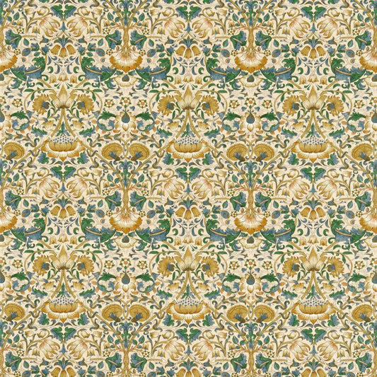 Lodden Fabric - Indigo/Mineral - Morris & Co - 222521 - Premier Wallcovering