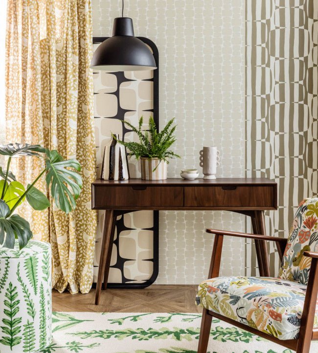 Lohko Stripe Wallpaper - Cobbles - NBIW113039 - Scion - Premier Wallcovering