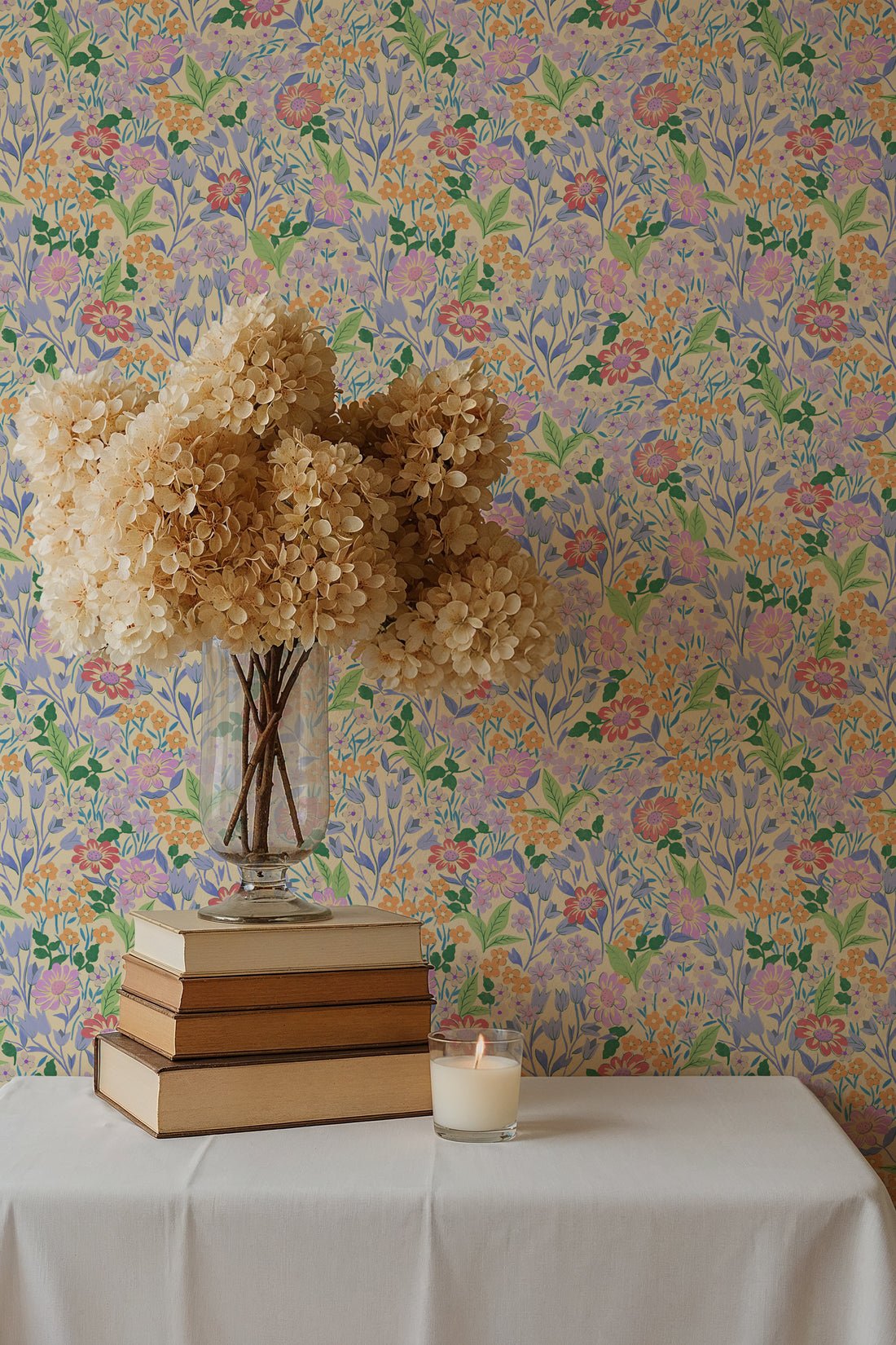Lola, Petit Wallpaper - Lilac - Summer Gray - Premier Wallcovering