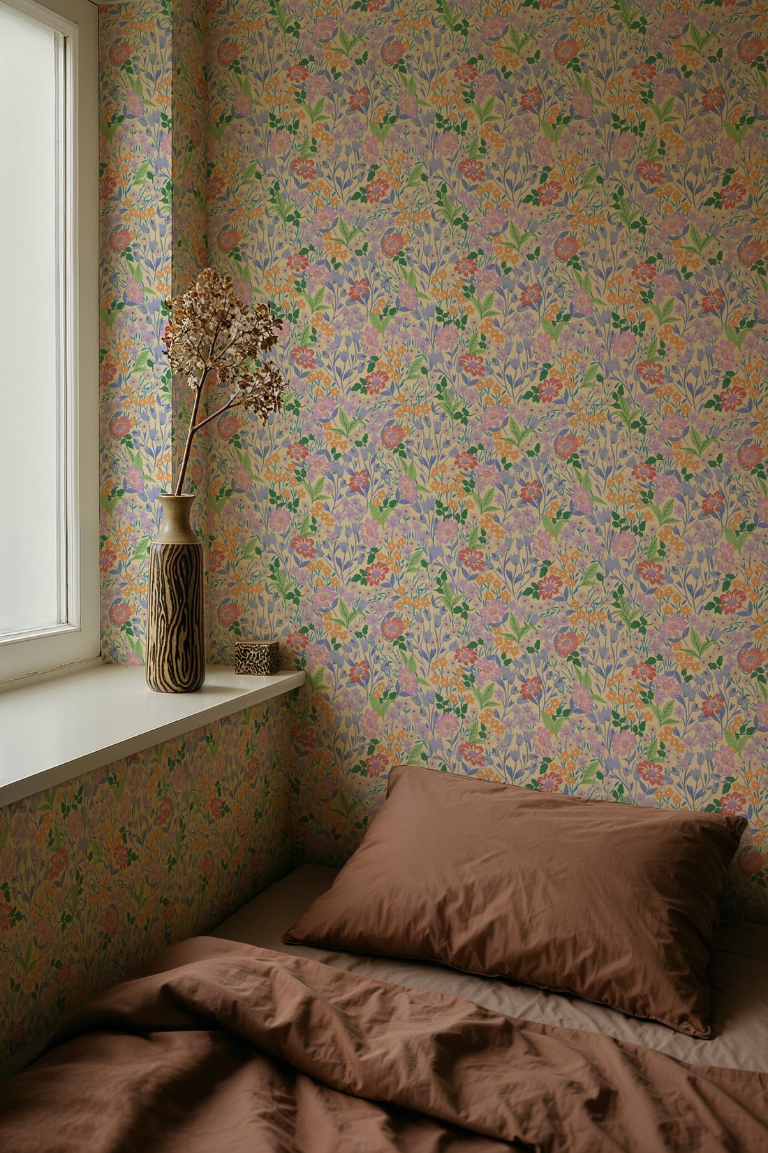 Lola, Petit Wallpaper - Lilac - Summer Gray - Premier Wallcovering