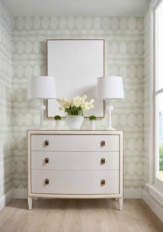 Lola Wallpaper - Neutral - Thibaut - T41042 - Premier Wallcovering