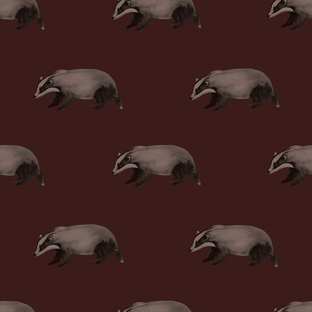 Lord Brocktree Wallpaper - Garnet - LAN100205 - Lucie Annabel - Premier Wallcovering