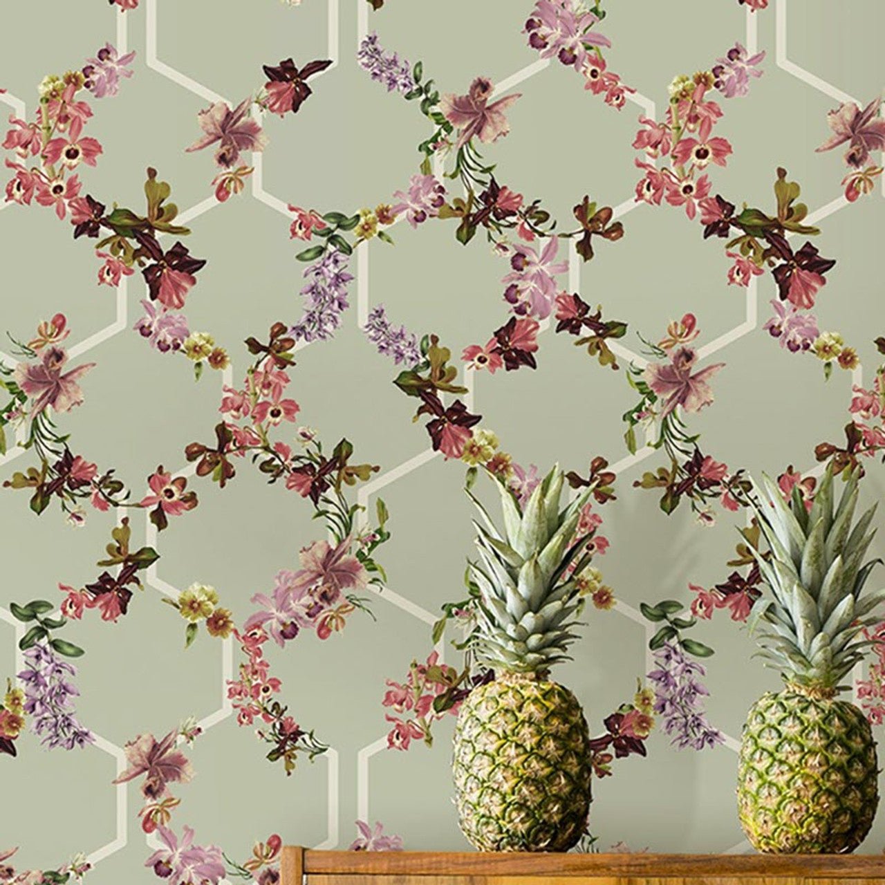 Lost Garden Trelise Fantasia Wallpaper - Green - Ted Baker - 12647 - Premier Wallcovering