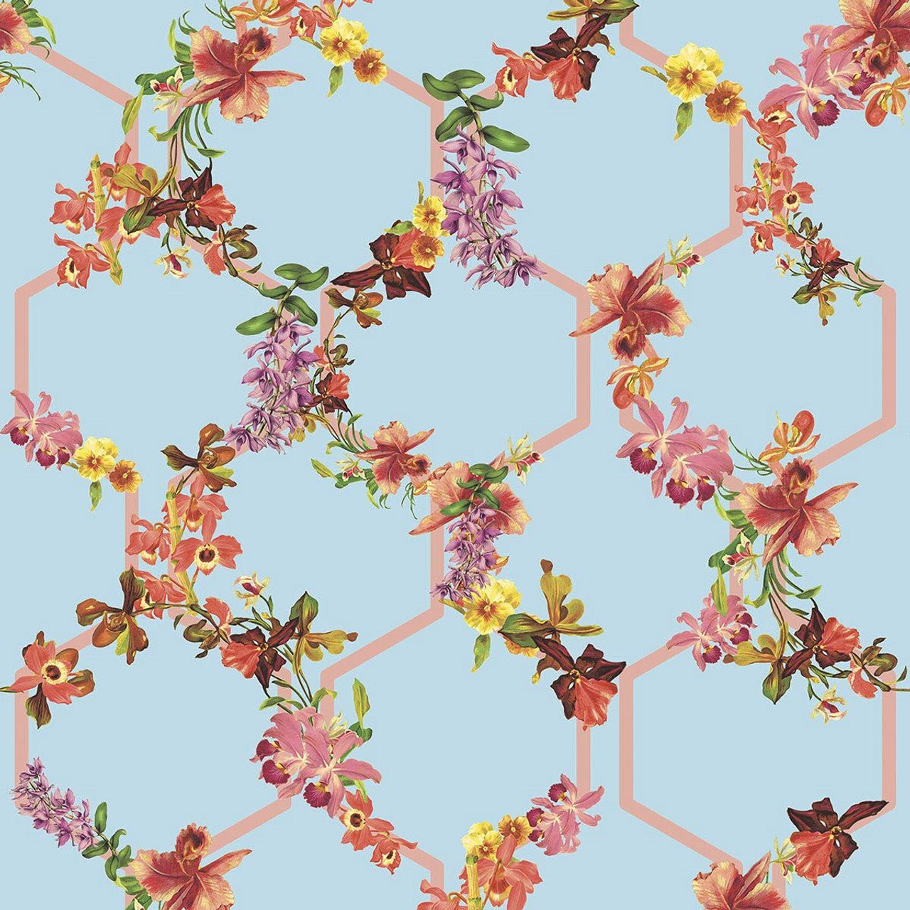 Lost Garden Trelise Fantasia Wallpaper - Blue - Ted Baker - 12648 - Premier Wallcovering