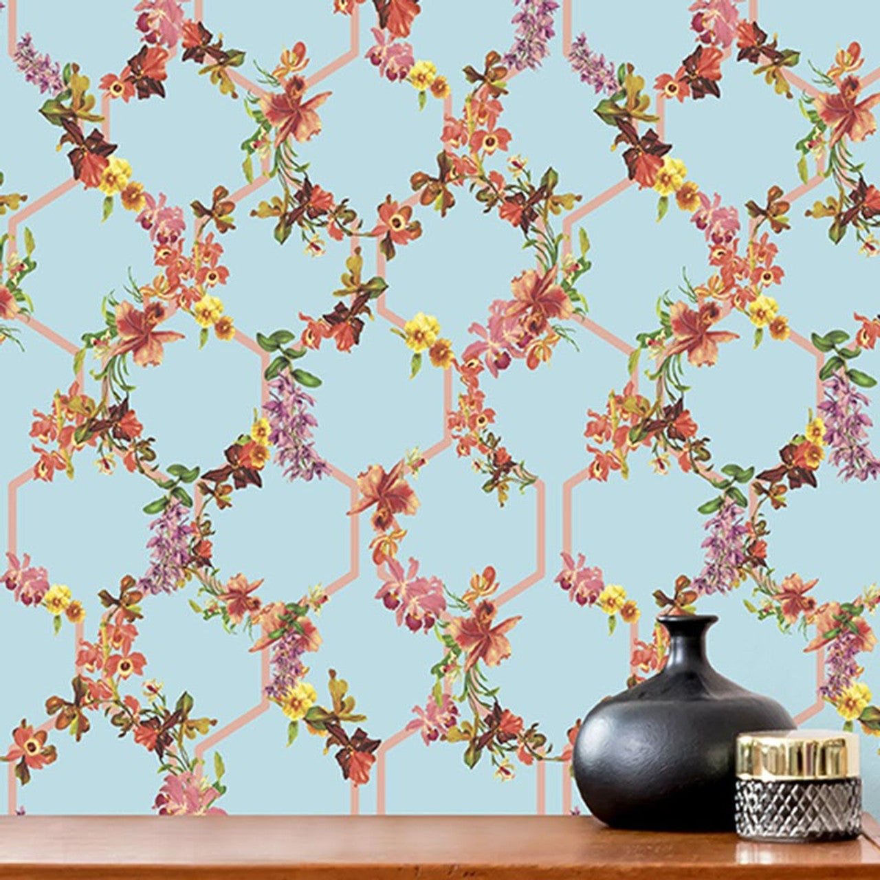 Lost Garden Trelise Fantasia Wallpaper - Blue - Ted Baker - 12648 - Premier Wallcovering