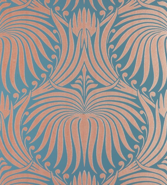 Lotus Wallpaper - Copper - 2071 - Farrow & Ball - Premier Wallcovering
