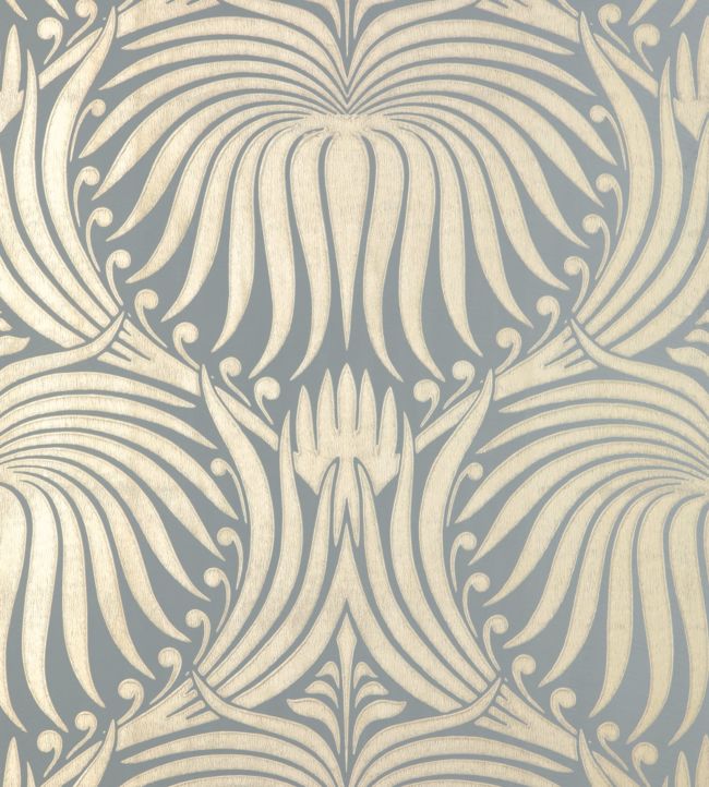 Lotus Wallpaper - Bespoke Metallic - 2067 - Farrow & Ball - Premier Wallcovering