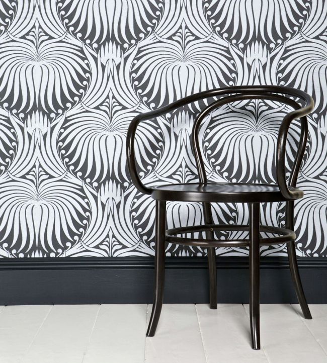 Lotus Wallpaper - Parma Gray - 2057 - Farrow & Ball - Premier Wallcovering