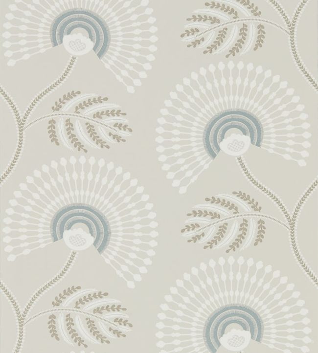 Louella Wallpaper - Seaglass/Pearl - HPUT111910 - Harlequin - Premier Wallcovering
