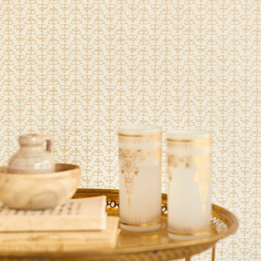 Lounge Motif Style Wallpaper - Cream - Eijffinger - 388730 - Premier Wallcovering