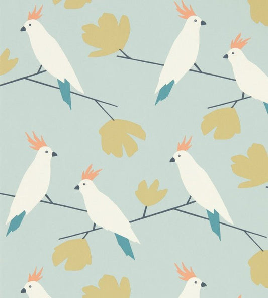 Love Birds Wallpaper - Flamenco - NESW112219 - Scion - Premier Wallcovering