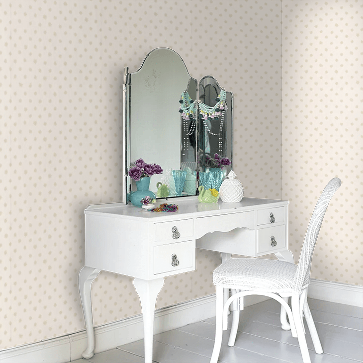 Lower George Street Wallpaper - Gold / Cream - Little Greene - 0273LGQUART - Premier Wallcovering