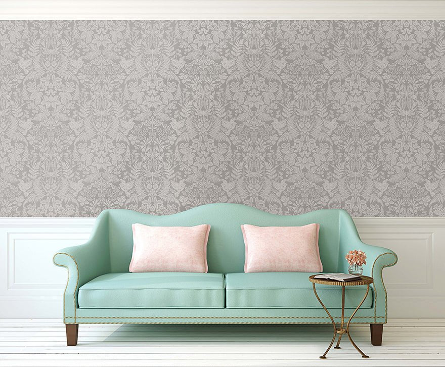 Loxley Wallpaper - Grey - Holden Décor - 65803 - Premier Wallcovering