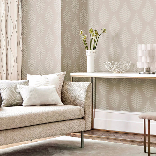 Lucielle Wallpaper - Chalk/Linen - Harlequin - HPUT111896 - Premier Wallcovering