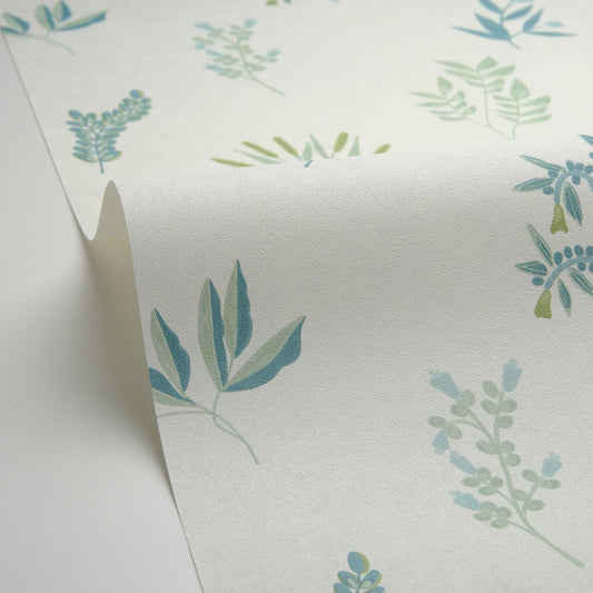 Luck Wallpaper - Vert D'eau - Caselio - 105370721 - Premier Wallcovering