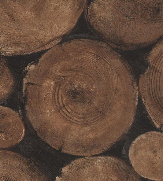 Lumberjack Wallpaper - Timber - Andrew Martin - ENGLUTI - Premier Wallcovering