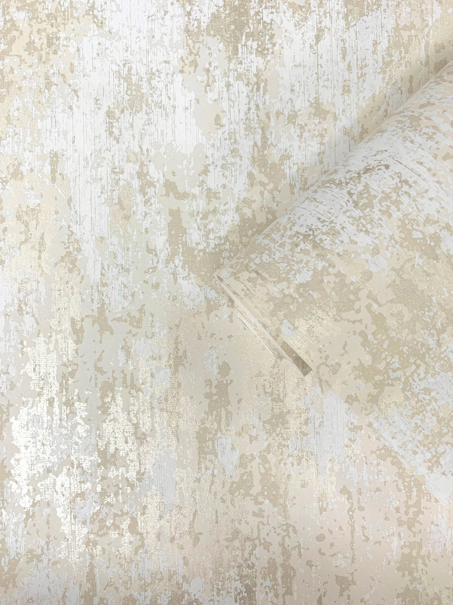 Lustre Concrete Wallpaper - Pale Gold - Galerie - SR28102 - Premier Wallcovering