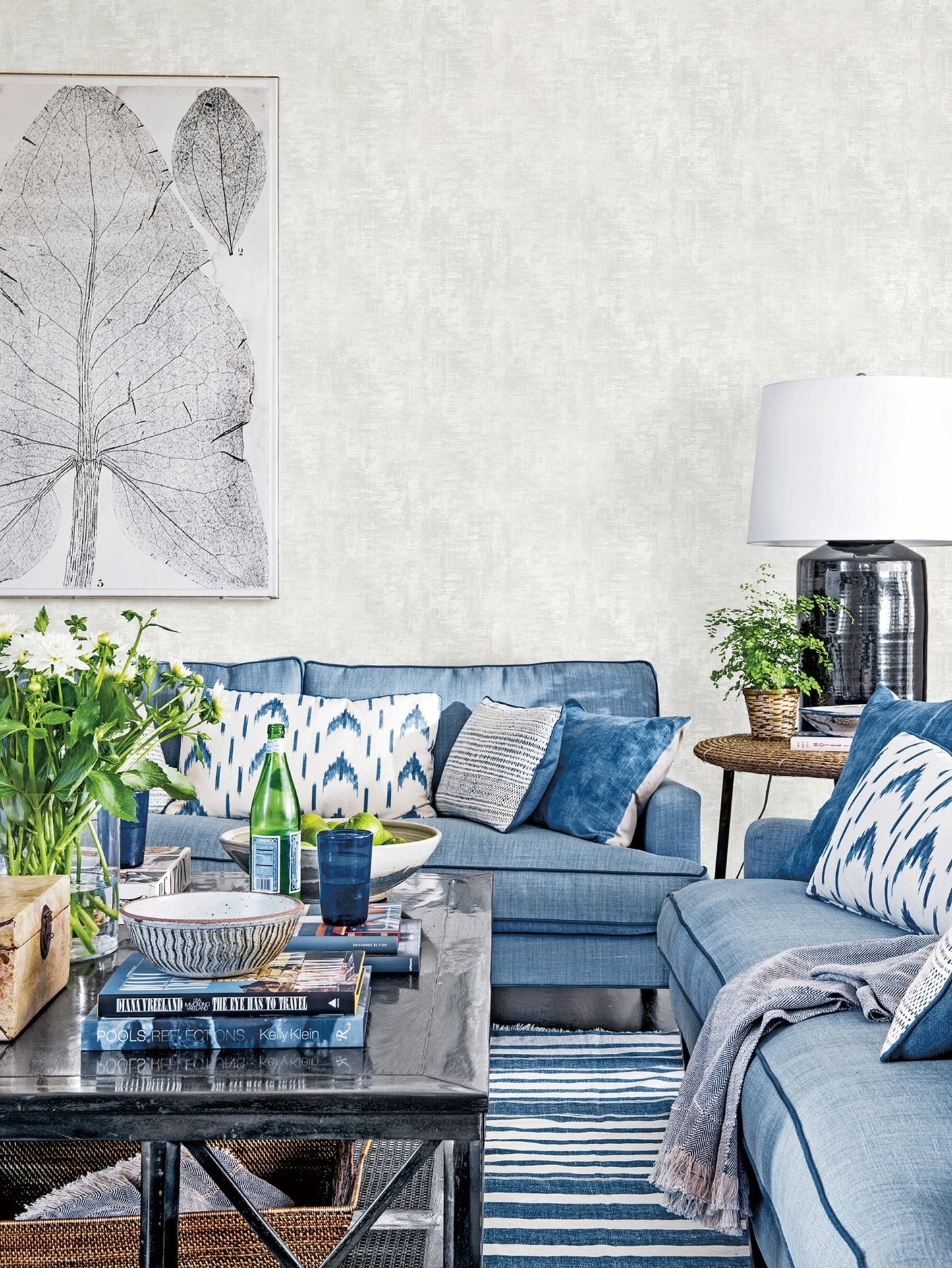 Lustre Distressed Wallpaper - White - Galerie - SP - LS5001 - Premier Wallcovering