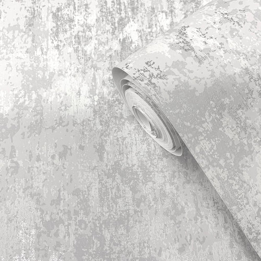 Lustre Distressed Wallpaper - White - Galerie - SP-LS5001 - Premier Wallcovering