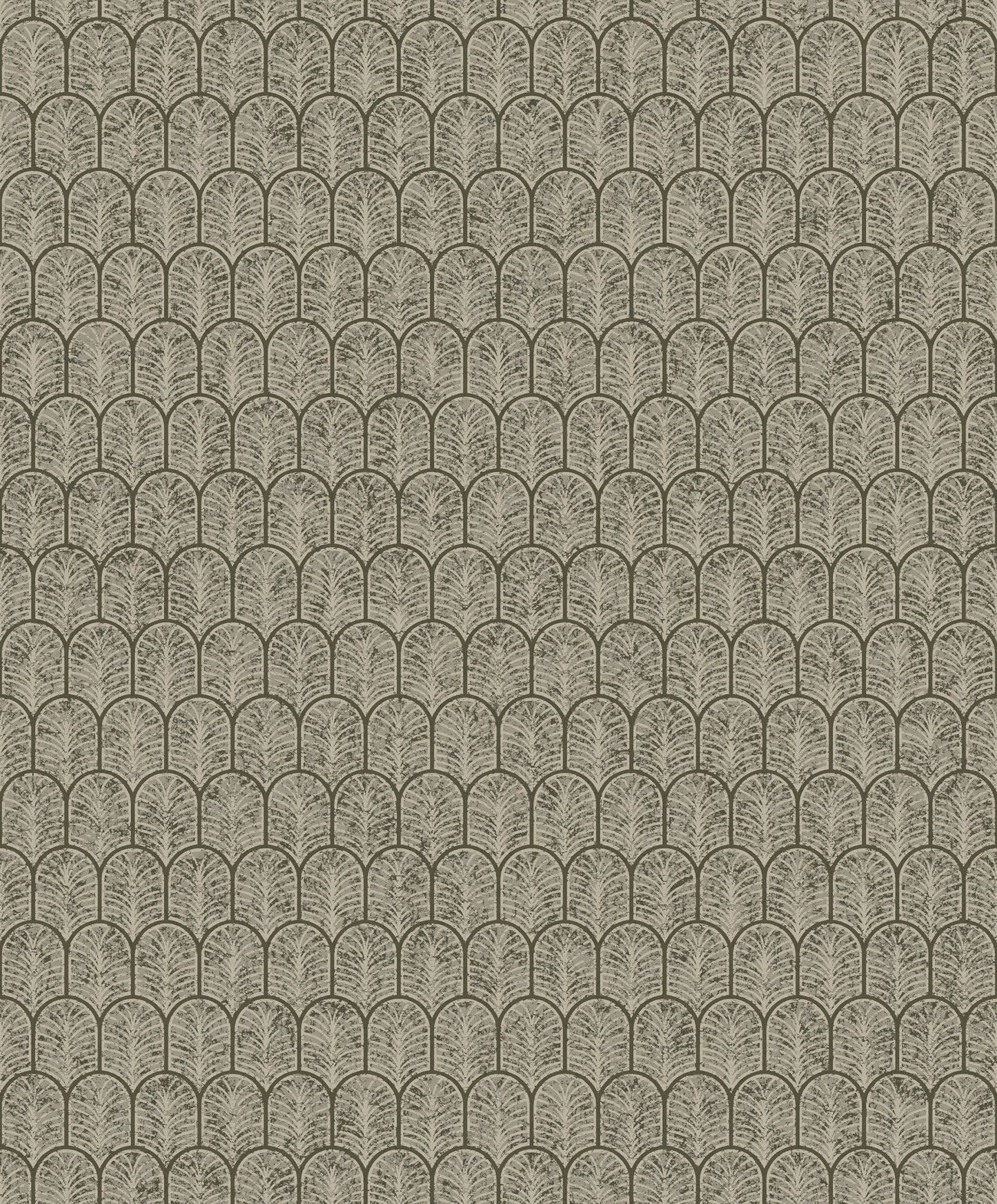 Lustre Geo Arch Wallpaper - Bronze Brown - Galerie - F - VL6004 - Premier Wallcovering