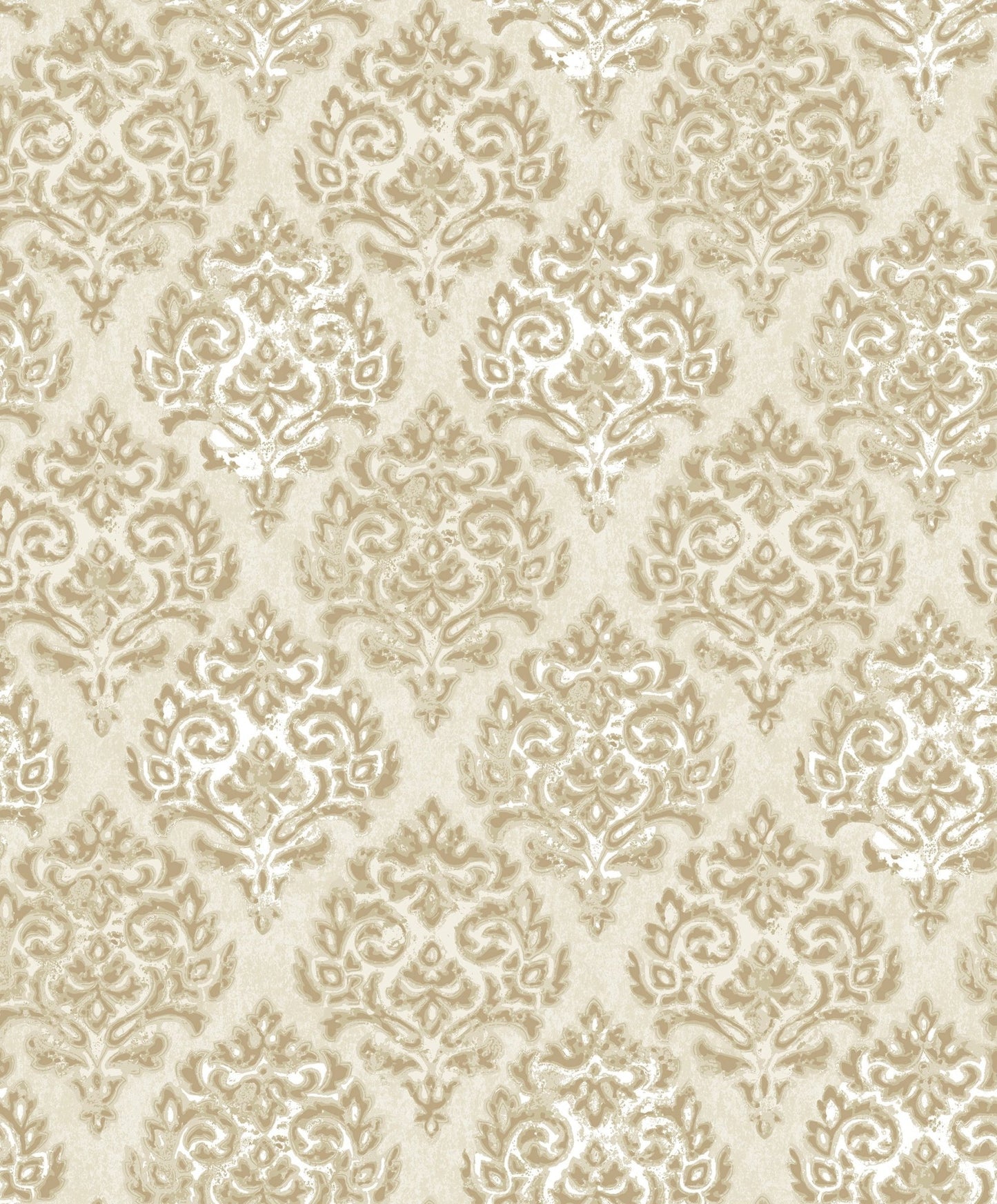Lustre Modern Damask Wallpaper - Gold - Galerie - MT2009 - Premier Wallcovering