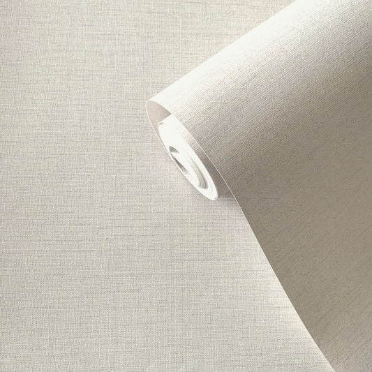 Lustre Plain Wallpaper - White - Galerie - F-SR8001 - Premier Wallcovering