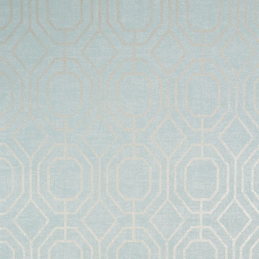 Luxe Geo Wallpaper - Duck Egg - Superfresco Easy - 115934 - Premier Wallcovering