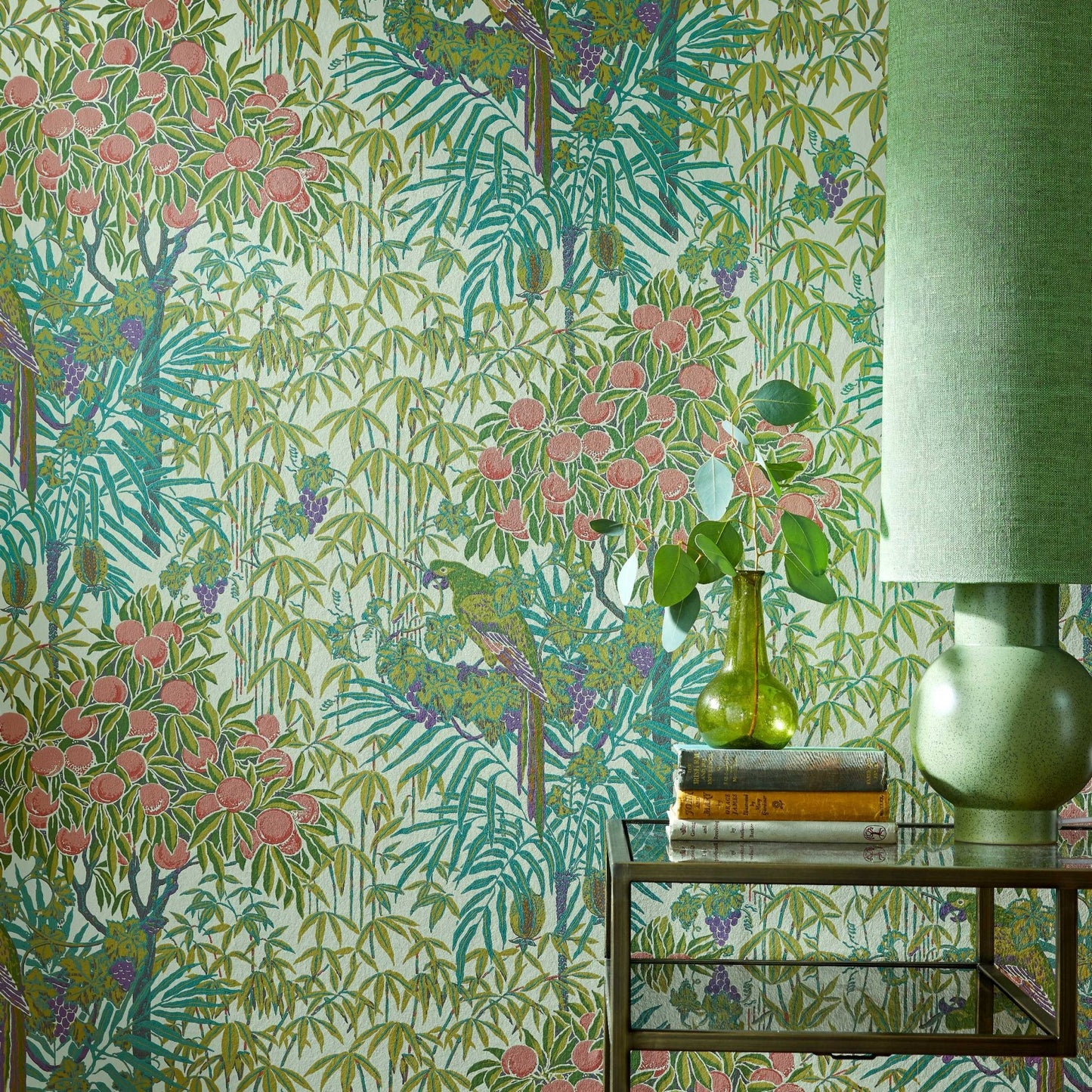 Macaw Wallpaper - Olive - 1838 wallcoverings - 2311 - 167 - 01 - Premier Wallcovering