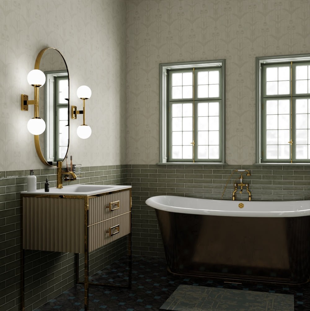 Mackintosh Wallpaper - Vintage Cream - LAN100172 - Lucie Annabel - Premier Wallcovering