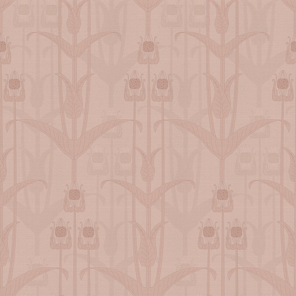 Mackintosh Wallpaper - Dusty Pink - LAN100171 - Lucie Annabel - Premier Wallcovering