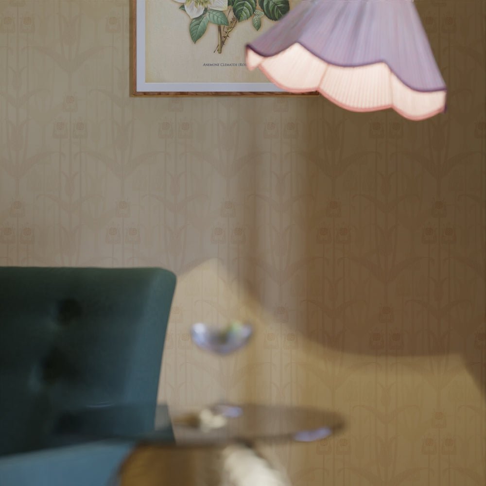 Mackintosh Wallpaper - Ochre - LAN100173 - Lucie Annabel - Premier Wallcovering