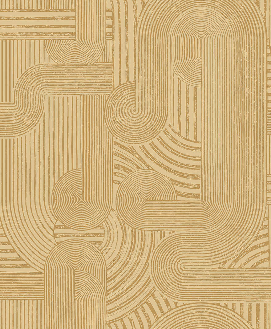 Macrame Wallpaper - Ochre - Holden Décor - 65952 - Premier Wallcovering