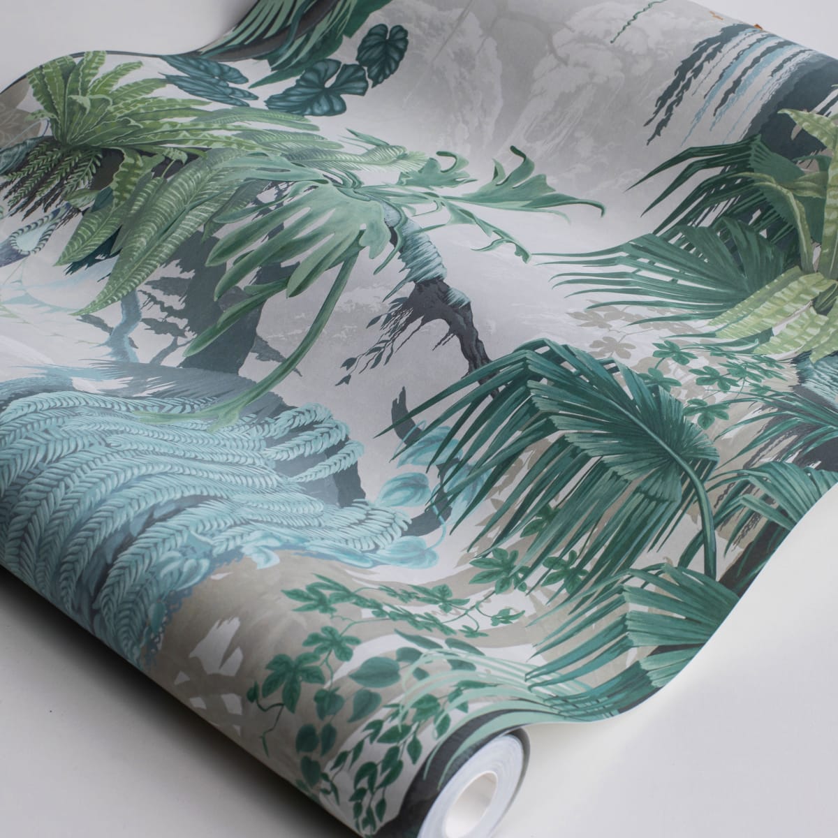 Madagascar Wallpaper - Pearl - Rebel Walls - R17492 - Premier Wallcovering