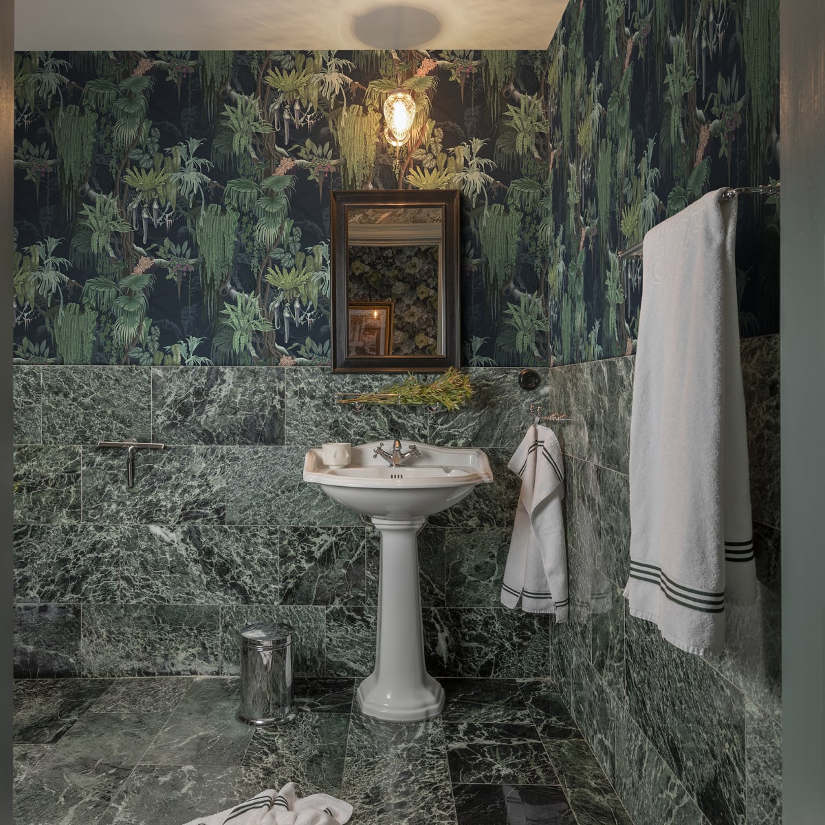 Madagascar Wallpaper - Teal - Rebel Walls - R17491 - Premier Wallcovering