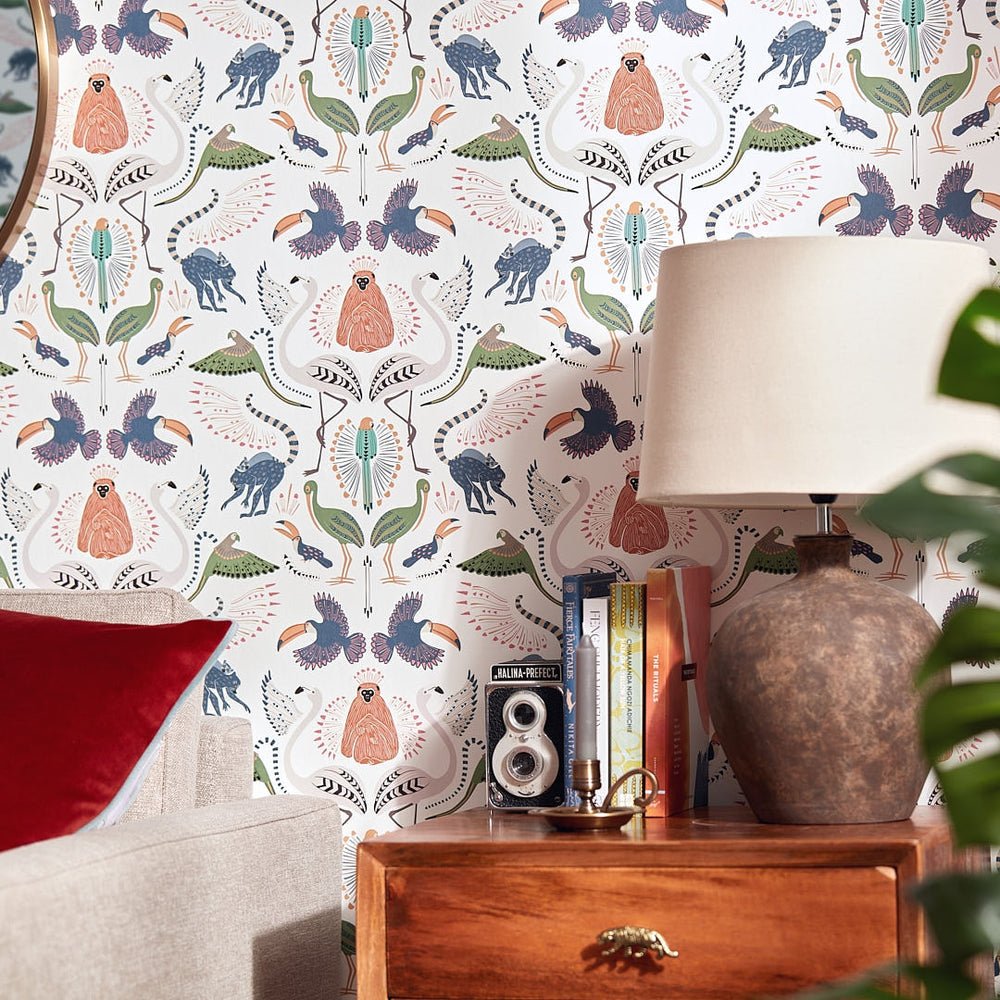 Madagascar Wallpaper - Muted Pastels - Lust Home - LH900072 - Premier Wallcovering