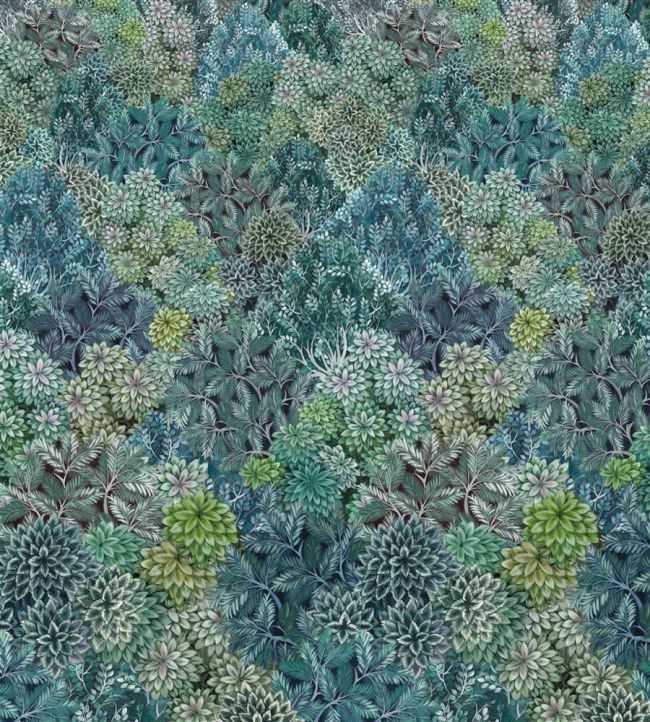 Madhya Wallpaper - Azure - PDG1135/02 - Designers Guild - Premier Wallcovering