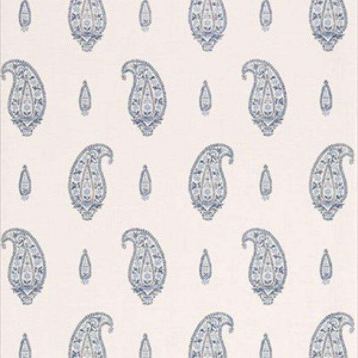 Maduri Wallpaper - Blue & White - Thibaut - T1051 - Premier Wallcovering