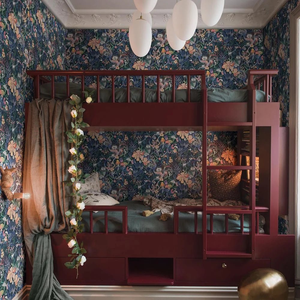 Magic Woods Wallpaper - Navy Blue - Boråstapeter - 8150 - Premier Wallcovering