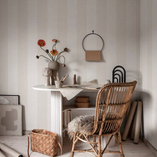 Magnus Wallpaper - Sandstone - Sandberg - 516-01 - Premier Wallcovering