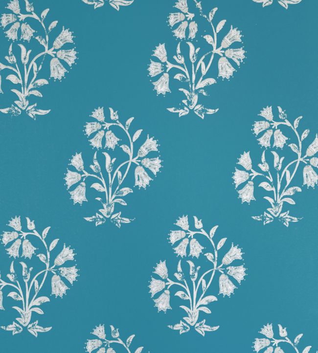 Maharani Wallpaper - Jaipur Blue - BG2400101 - Barneby Gates - Premier Wallcovering
