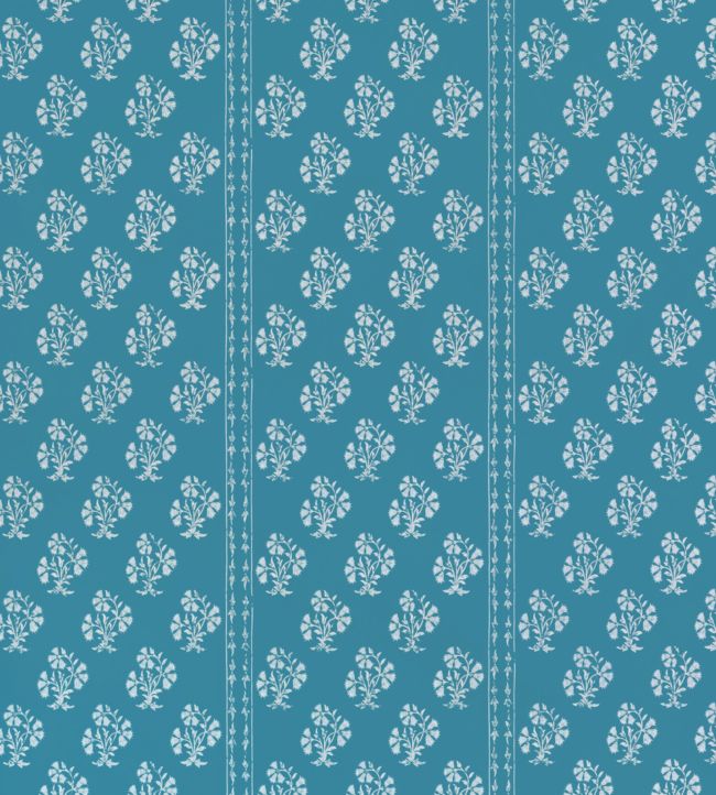 Maharani Wallpaper - Jaipur Blue - BG2400101 - Barneby Gates - Premier Wallcovering