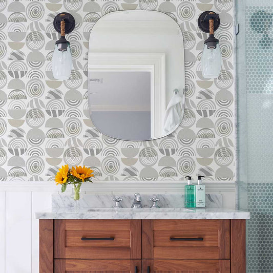 Mahe Wallpaper - Dove Grey - A Street Prints - FD26444 - Premier Wallcovering