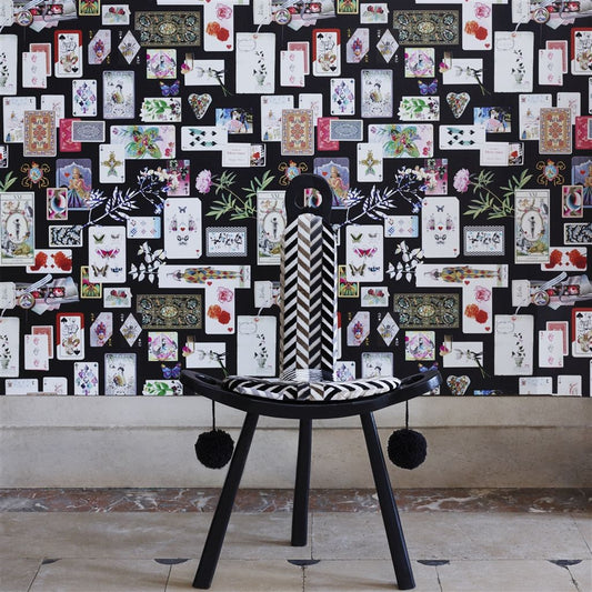 Maison De Jeu Wallpaper - Réglisse - Christian Lacroix - PCL697/01 - Premier Wallcovering