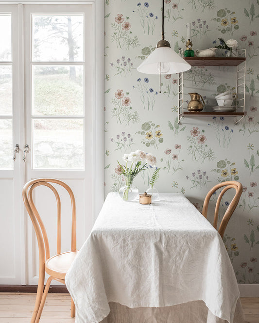 Maj Wallpaper - White - Midbec - 27022 - Premier Wallcovering