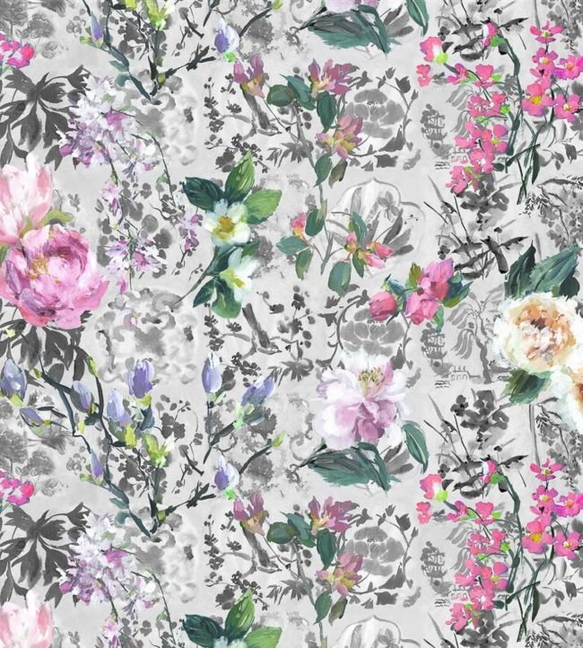 Majolica Wallpaper - Slate - PDG1028/02 - Designers Guild - Premier Wallcovering