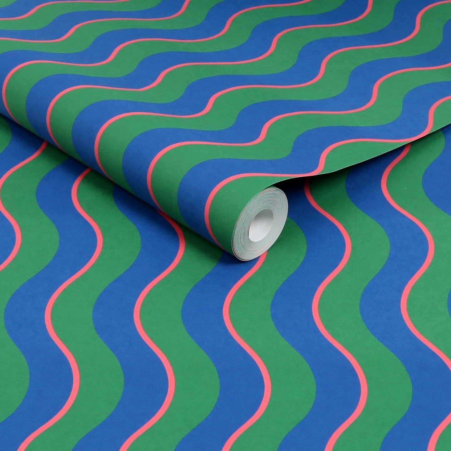 Making Waves Wallpaper - Neon Nights - Envy - 122372 - Premier Wallcovering