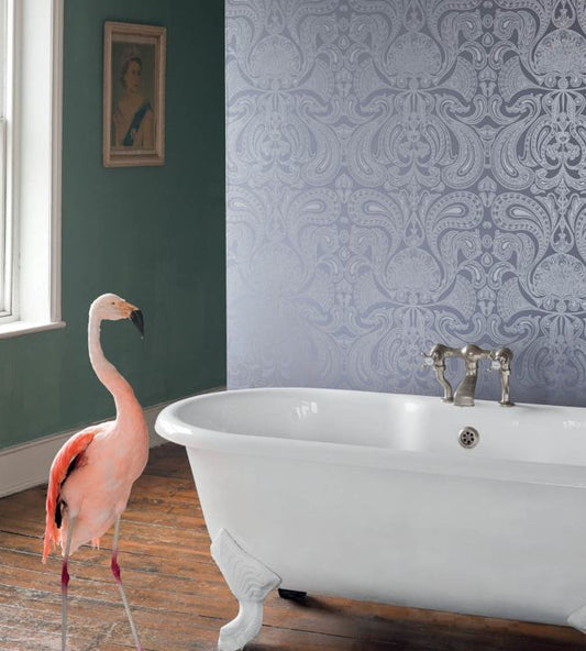 Malabar Wallpaper - White on Safari - 95/7039 - Cole & Son - Premier Wallcovering